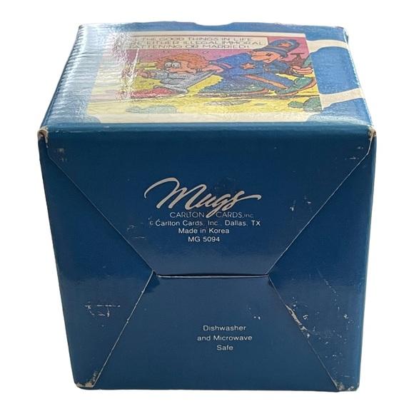 Carlton Cards Script Married Coffee Mug Cup Drink Gag Gift Funny Boxed - Picture 9 of 10